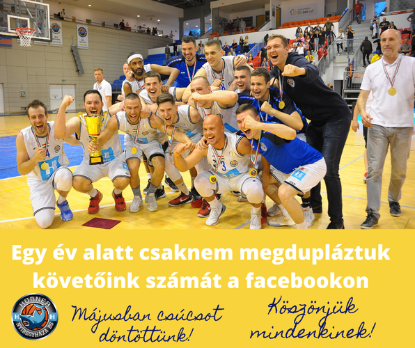 EGY ÉV ALATT CSAKNEM MEGDUPLÁZTUK KÖVETŐINK SZÁMÁT A FACEBOOKON