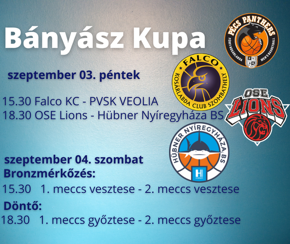 KÉT BAJNOK VESZ RÉSZT A BÁNYÁSZ KUPÁN